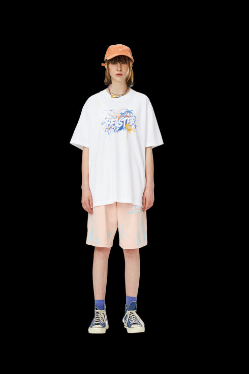 Ghost Face Paint Print T-shirt - PSYLOS 1, Ghost Face Paint Print T-shirt, T-Shirt, BEASTER, PSYLOS 1